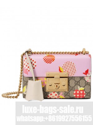 Gucci Padlock Small Shoulder Bag 409487 Pink