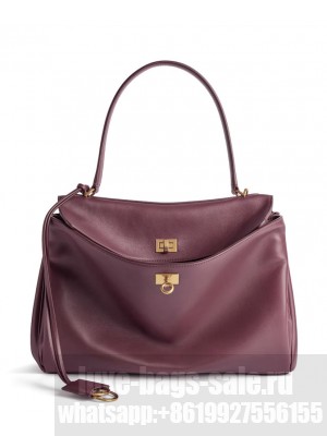 Balenciaga Rodeo Medium Handbag Mauve