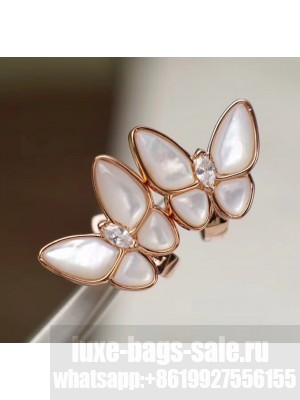 Van Cleef & Arpels Butterfly Earring 12 Pink Gold 2020 Collection