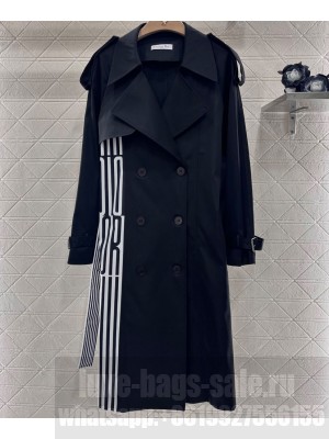 Christian Dior Women's Dior Graphique Pattern Jacket Black