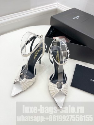 Saint Laurent 10cm Patent Leather Sandals 2022 Collection 010
