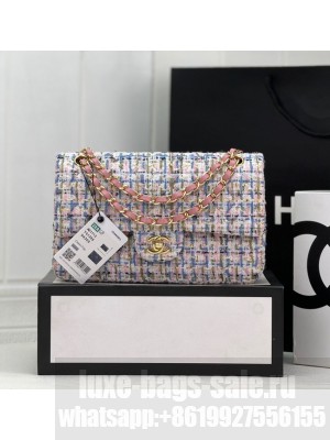Chanel MINI CLASSIC HANDBAG A1112 Pink& Fuchsia