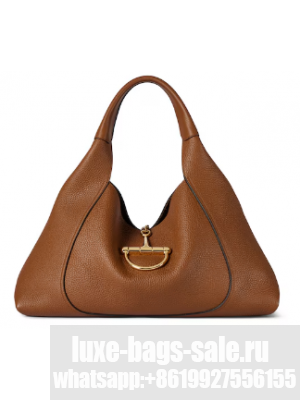 GUCCI SOFTBIT MAXI SHOULDER BAG 837466 Brown