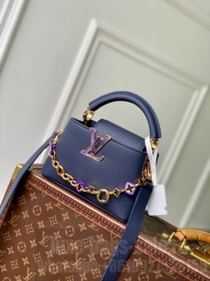 Louis Vuitton Capucines Mini M25497 dark blue
