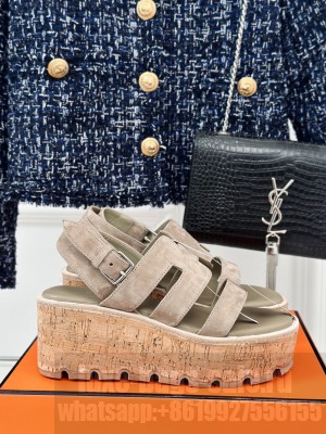 Hermes Havane 30 sandal Suede gray