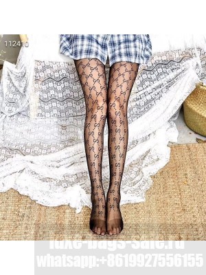 Gucci GG Transparent Tights Black 02 2019 Collection