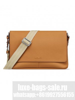 Christian Dior Dior Prive Messenger Bag with Flap 1LLME209 Light Coffee