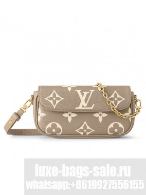 Louis Vuitton Wallet On Chain Ivy M82211 Gray