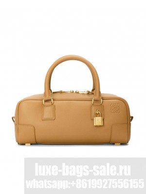 Loewe Amazona 23 Cropped Bag In Nappa Calfskin Apricot
