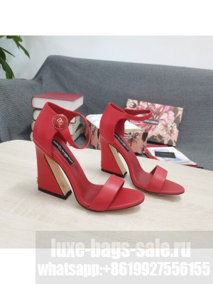 DOLCE & GABBANA HEEL 10.5CM WITH GEOMETRIC HEEL SANDALS 2022 06