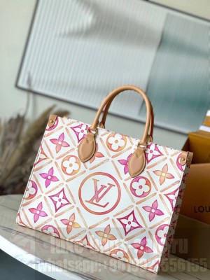 Louis Vuitton NEW OnTheGo MM M11262 Coral