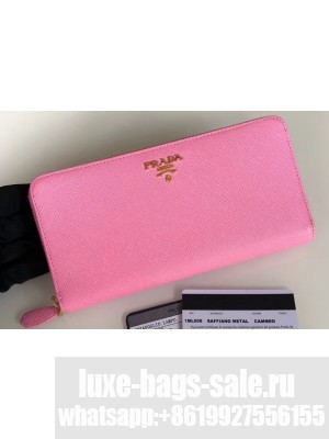 Prada Leather Zip Around Wallet 1ML506 09