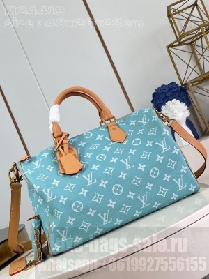 Louis Vuitton Speedy P9 Bandouliere 40 M24418 blue