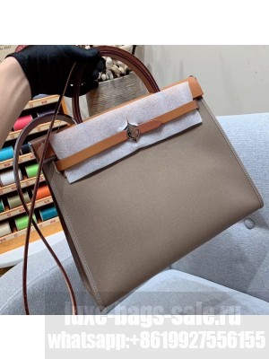 Hermes Herbag Zip 31 Bag in Original Quality Brown/Camel
