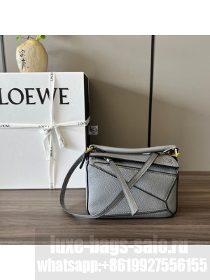 Loewe mini Puzzle Bag Original Leather 6134 gray