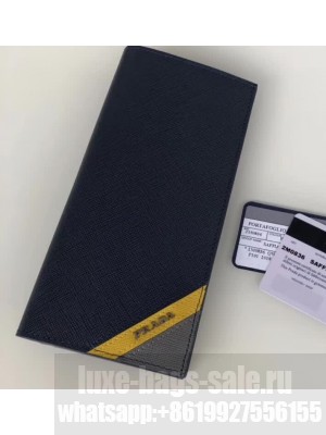Prada Leather Men's Document Holder Wallet 2MV836 2M0836 04
