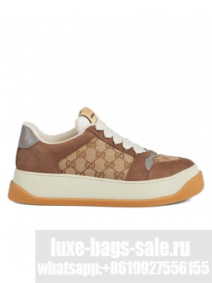 Gucci Women's Screener GG Trainer 750048 Coffee