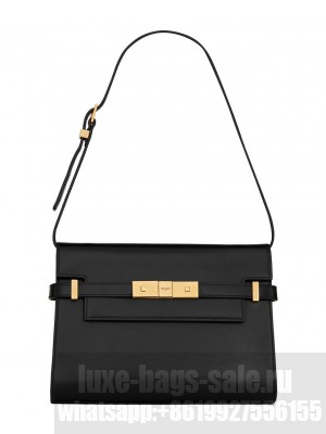 Saint Laurent Manhattan Small Shoulder Bag 675626 Black