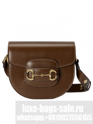 Gucci Horsebit 1955 Mini Rounded Bag 760191 Coffee