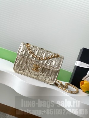 Chanel Mini flap bag AS4797 gold