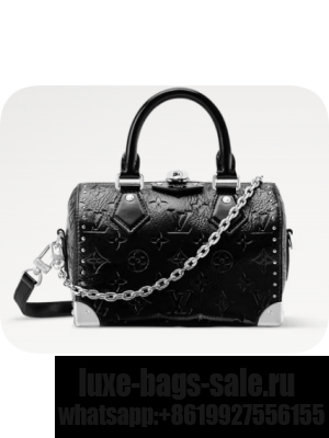 Louis Vuitton Speedy Trunk 20 M27921 black