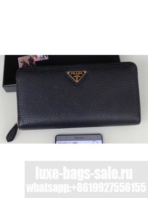 Prada Leather Zip Around Wallet 1ML506 17