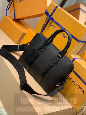 Louis Vuitton Slim Briefcase NV M57028 black