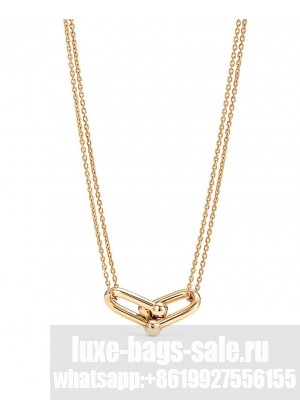 Tiffany Women's Double Link Pendant Golden