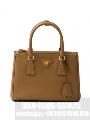 Prada Small Prada Galleria Saffiano Leather bag 1BA896 Coffee