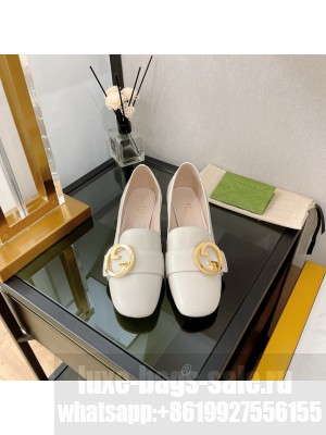 Gucci Women's 55mm Blondie pump White