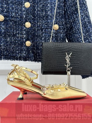 Valentino Rockstud Slingback Sandals 010