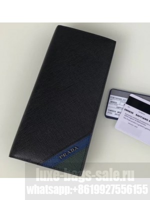 Prada Leather Men's Document Holder Wallet 2MV836 2M0836 01