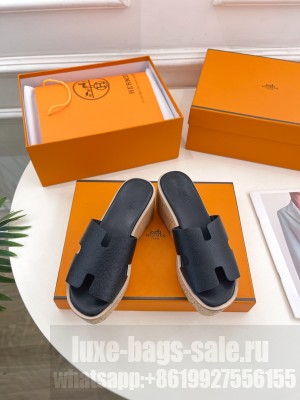 Hermes Eze 30 sandal black
