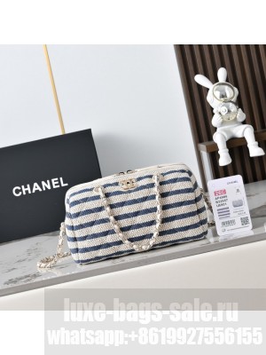 CHANEL Clutch With Chain AP4986 blue