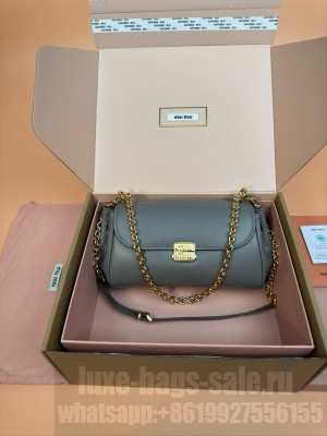 MIU MIU Leather Shoulder Bags 2233 gray