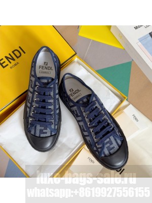 Fendi Domino FF fabric Unisex low-tops sneakers 03