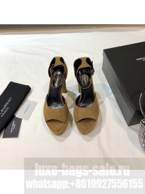 Saint Laurent 4cm Platform Heel 13.5cm High Heel Sandals 2022 Collection 07