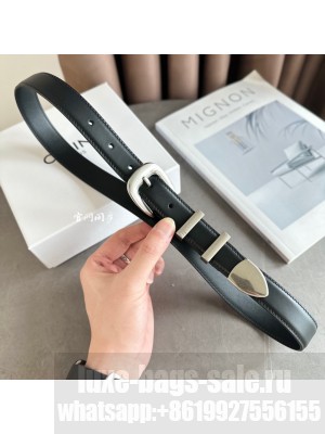 CELINE WIDTH 2.5CM SMALL WESTERN BELT IN TAURILLON LEATHER 025