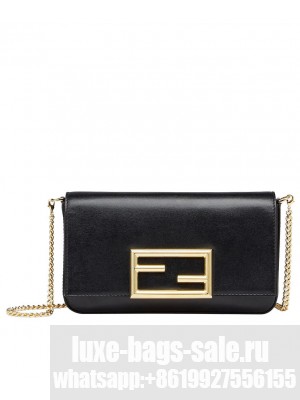 Fendi Wallet On Chain With Pouches Black