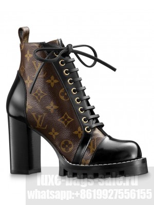 Louis Vuitton Women's Star Trail Ankle Boot 1A2Y7W Black