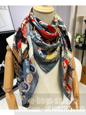 Louis Vuitton Women's Boutique Bookcase Scarf Gray