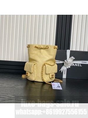 CHANEL BACKPACK AS5310 yellow