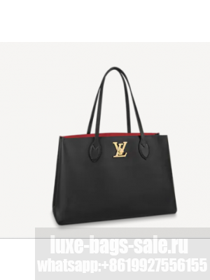 Louis vuitton original LOCKME SHOPPER M57345 black