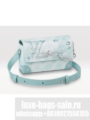 Louis Vuitton Steamer Wearable Wallet M22637 Crystal Blue