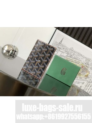 Goyard Saint-Pierre Card Wallet Black & Tan 01