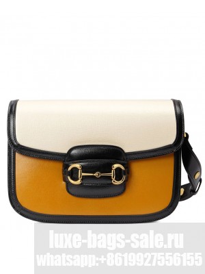 Gucci Horsebit 1955 Shoulder Bag 602204 Yellow