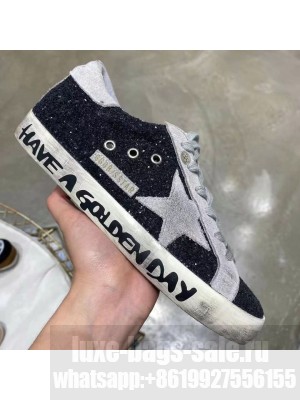 Golden Goose GGDB Suede Sequins Sneaker Black Spring/Summer 2021 Collection 06