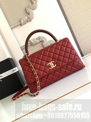 Chanel LARGE FLAP BAG WITH TOP HANDLE 92991-11