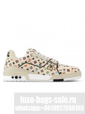 Louis Vuitton Unisex LV Trainer Sneaker 1ACXC2 Cream