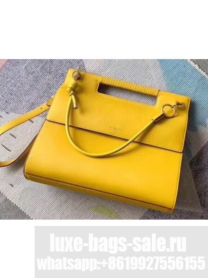 Givenchy Large Whip Bag in Smooth Leather Yellow